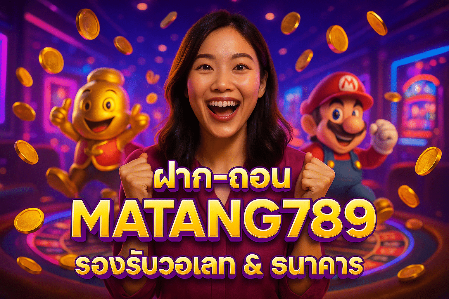 ฝาก-ถอน MATANG789 รองรับวอเลท & ธนาคาร