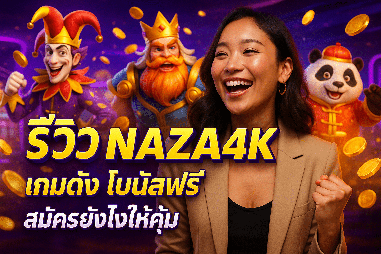 รีวิว NAZA4K เกมดัง โบนัสฟรี สมัครยังไงให้คุ้ม