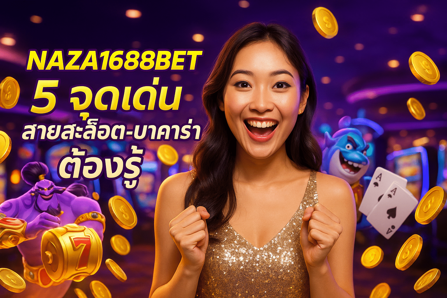 NAZA1688BET 5 จุดเด่น สายสล็อต-บาคาร่า ต้องรู้