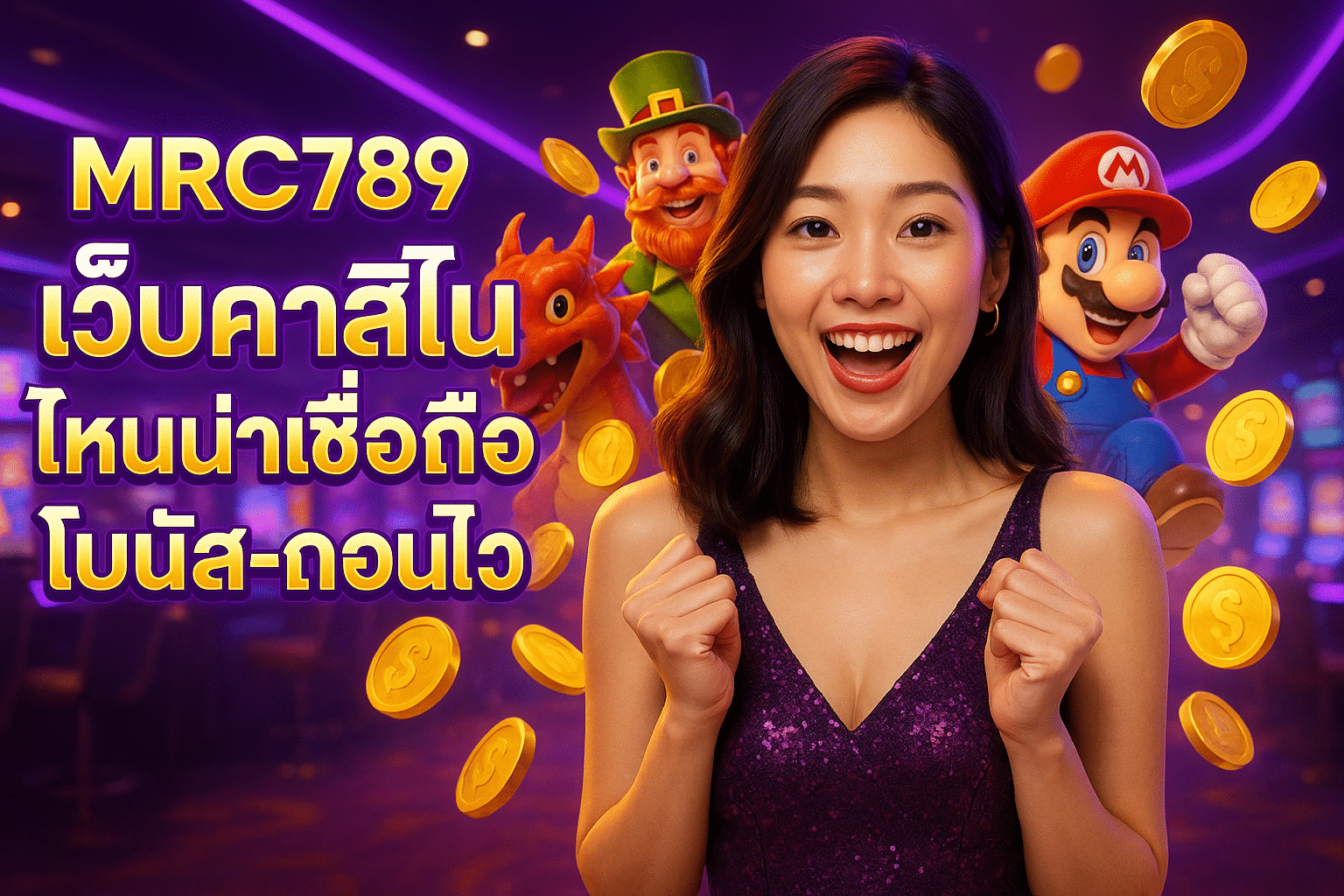 MRC789 เว็บคาสิโน ไหนน่าเชื่อถือ โบนัส-ถอนไว